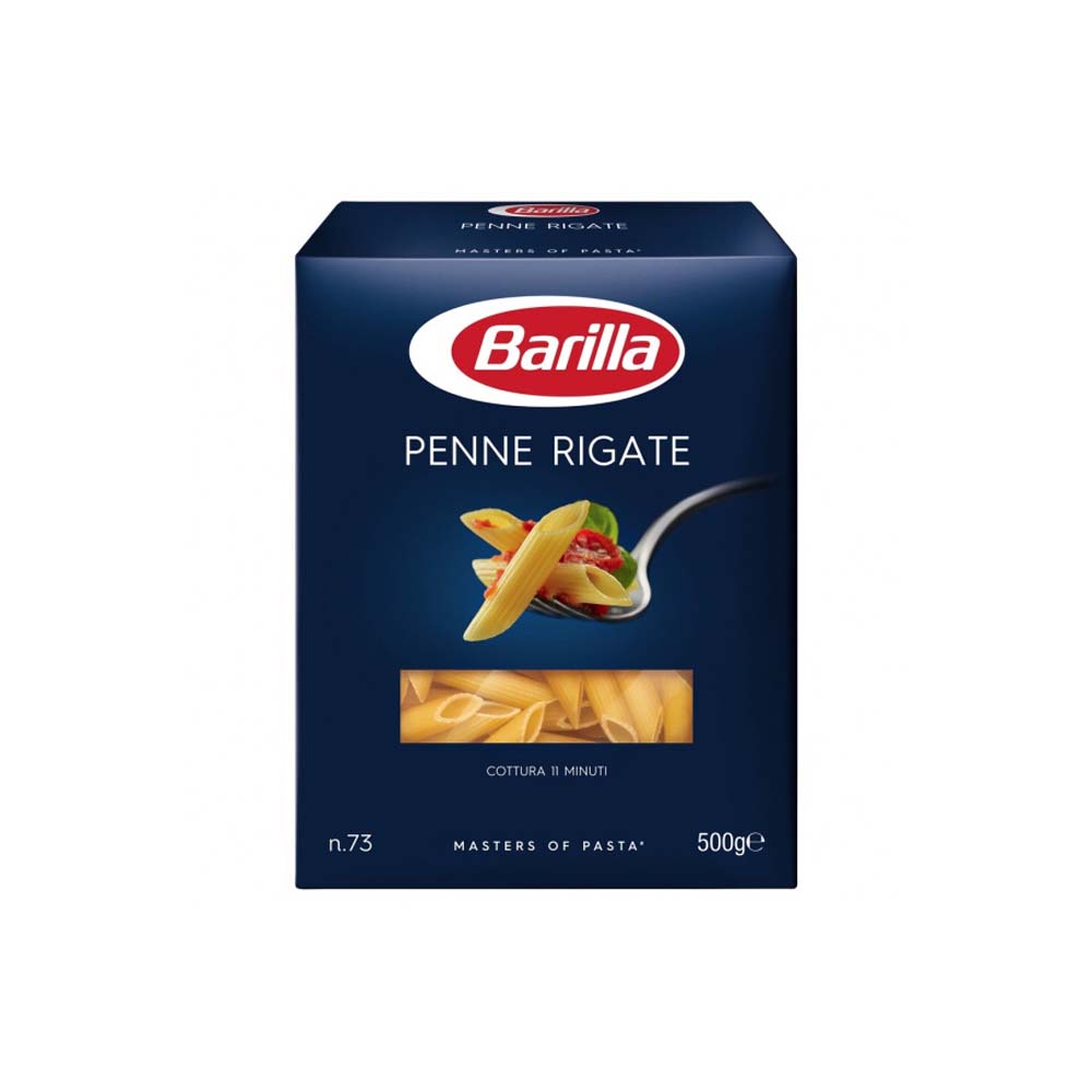 Barilla ribbed penne, 500g