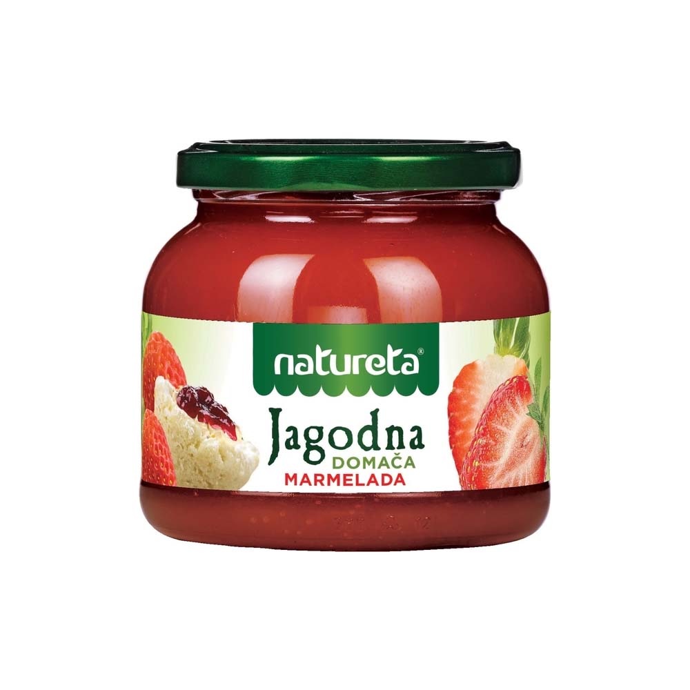 Domača jagodna marmelada, 320g