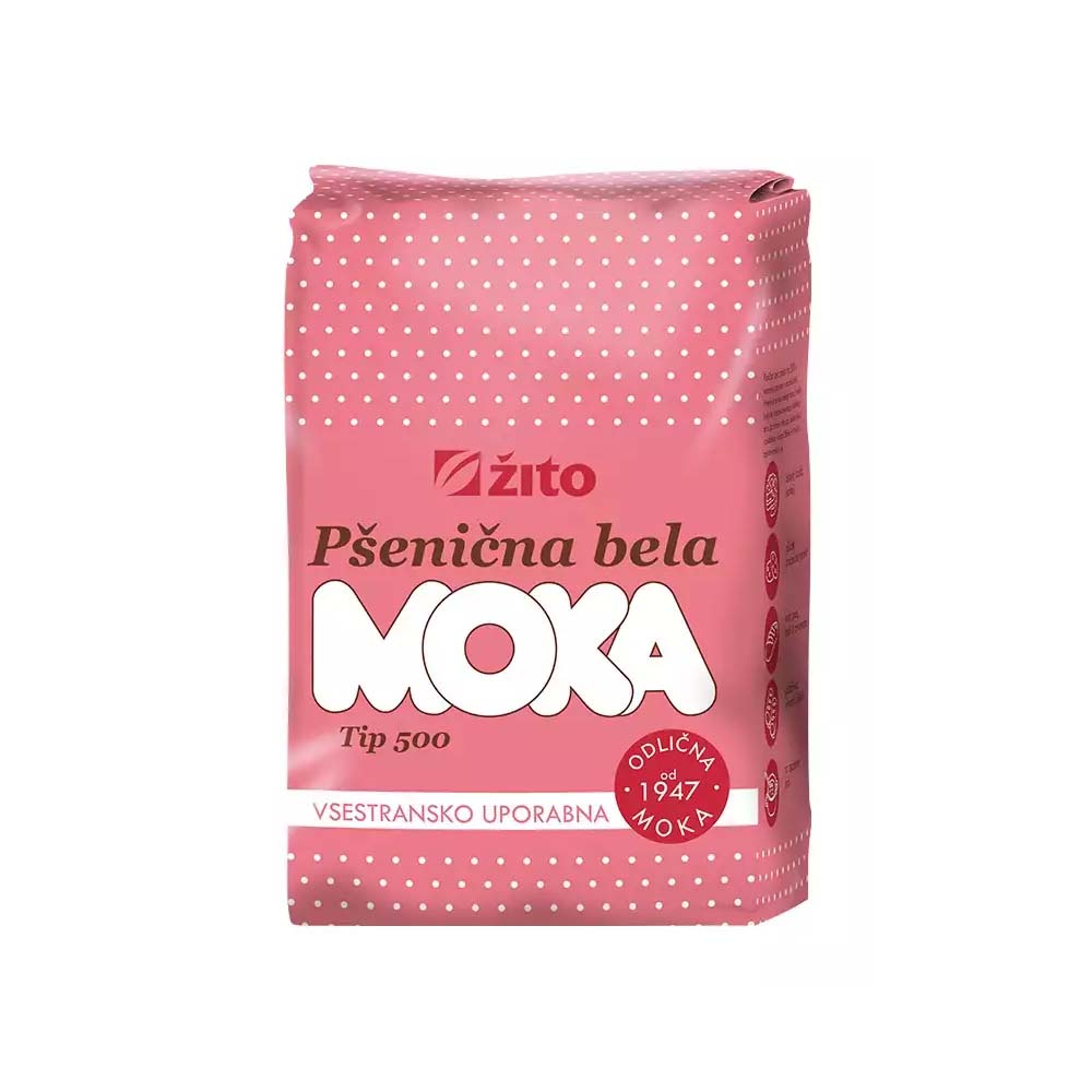Gladka pšenična moka Žito, tip 500, 1kg