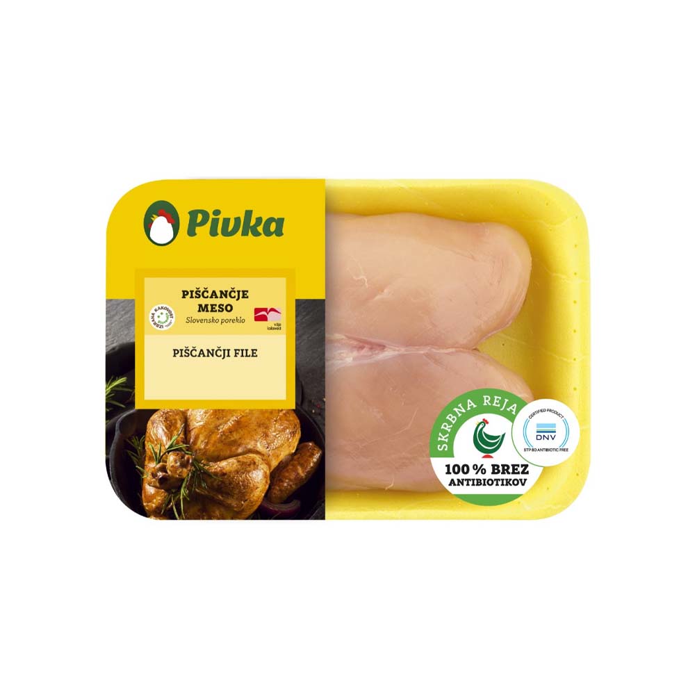 Piščančji file Pivka, 500g