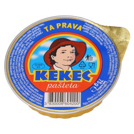 Jetrna pašteta, Kekec, 75g