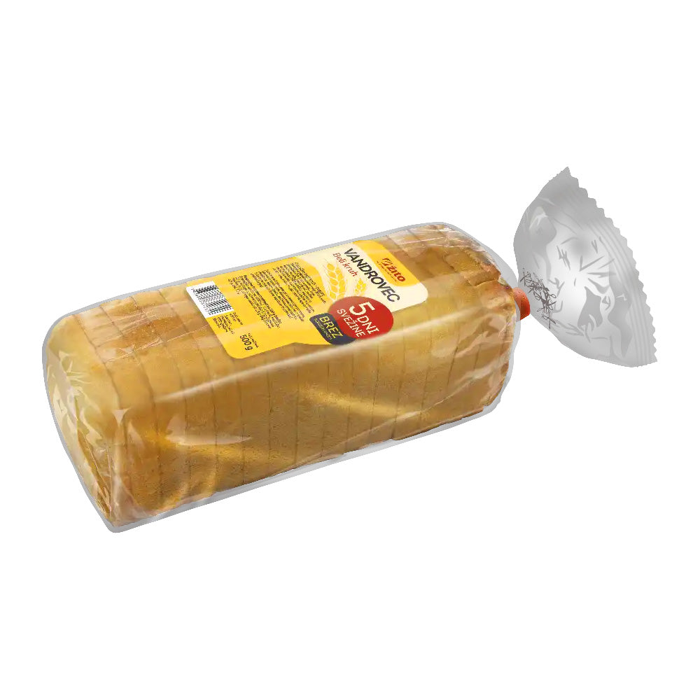 Vandrovec White Bread, 500g