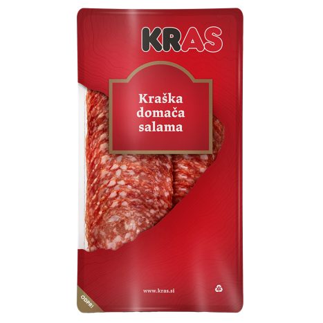 Kraška domača salama narezek Kras, 100g