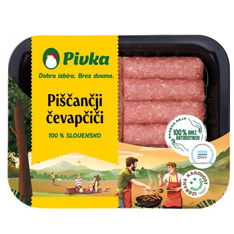 Piščančji čevapčiči, Pivka, 400g