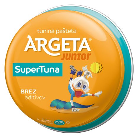 Tunina pašteta super tuna, Argeta junior, 95g