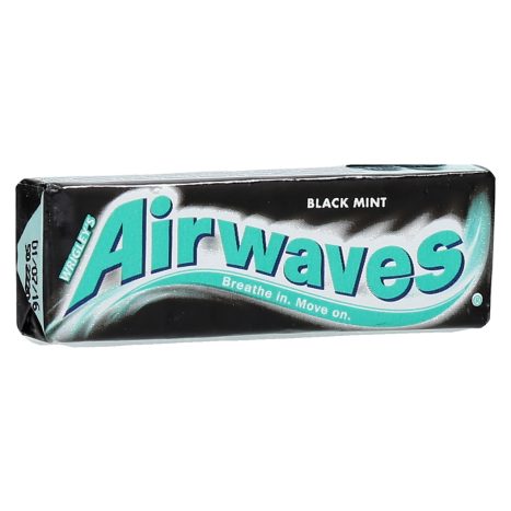 Žvečilni gumi black mint, Airwaves, 14g